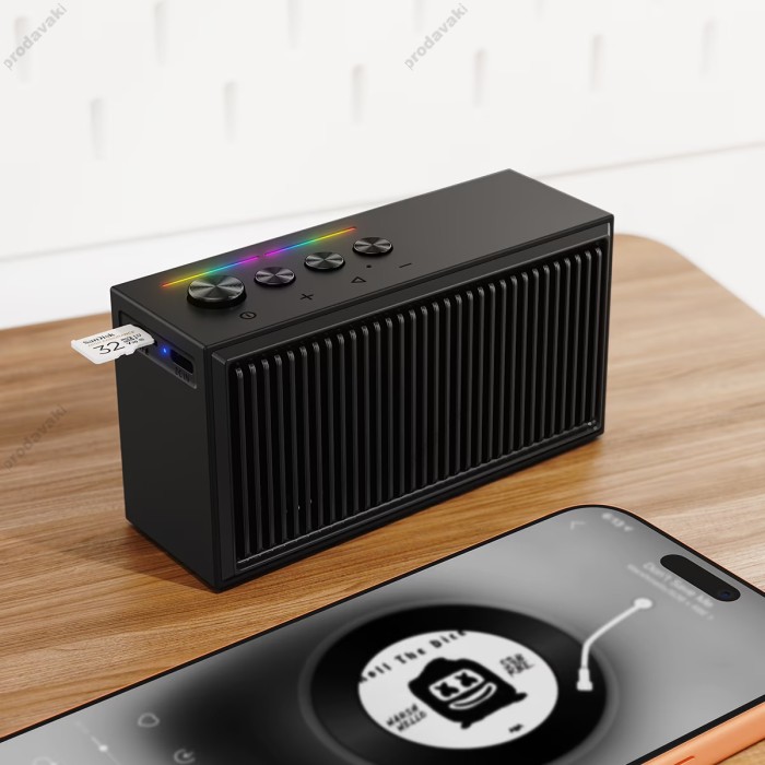 Портативна колонка Bluetooth ACEFAST K9 Go portable wireless speaker 5W Black